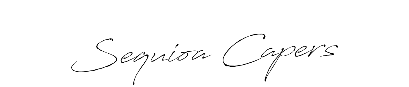 The best way (Antro_Vectra) to make a short signature is to pick only two or three words in your name. The name Sequioa Capers include a total of six letters. For converting this name. Sequioa Capers signature style 6 images and pictures png