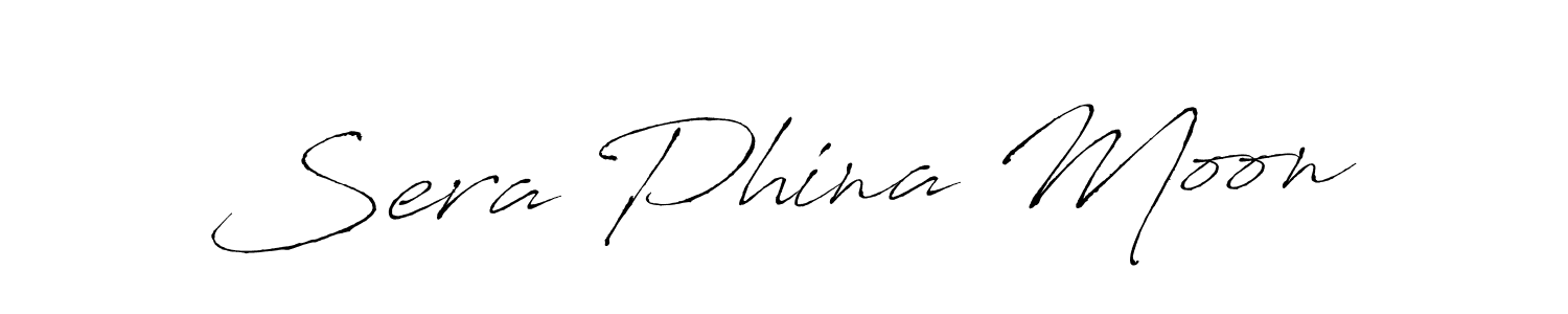 Similarly Antro_Vectra is the best handwritten signature design. Signature creator online .You can use it as an online autograph creator for name Sera Phina Moon. Sera Phina Moon signature style 6 images and pictures png