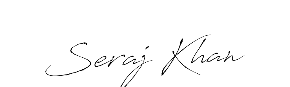 You can use this online signature creator to create a handwritten signature for the name Seraj Khan. This is the best online autograph maker. Seraj Khan signature style 6 images and pictures png