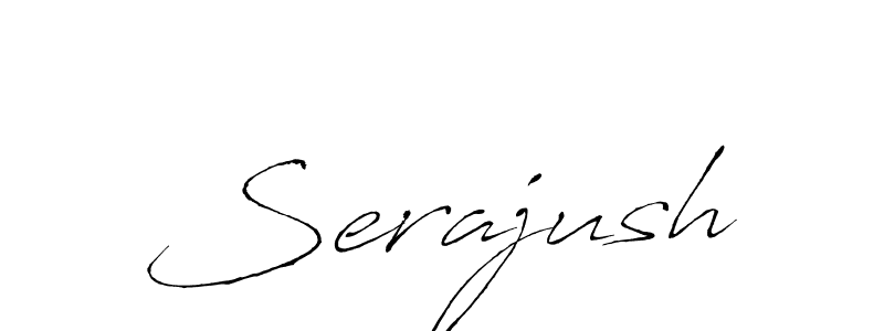 Make a beautiful signature design for name Serajush. With this signature (Antro_Vectra) style, you can create a handwritten signature for free. Serajush signature style 6 images and pictures png