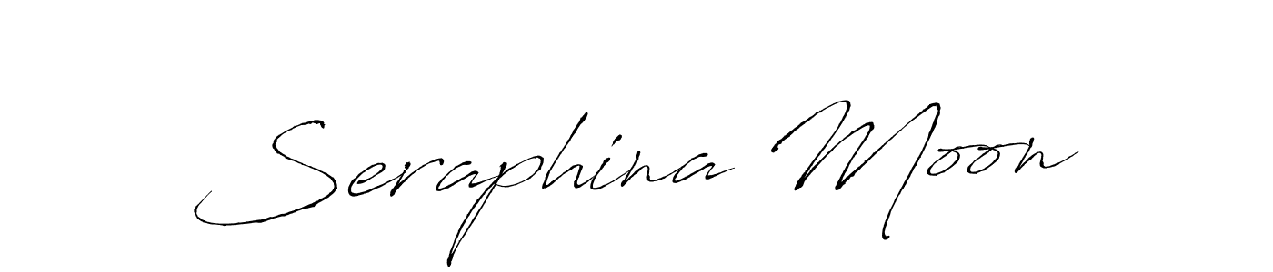 Similarly Antro_Vectra is the best handwritten signature design. Signature creator online .You can use it as an online autograph creator for name Seraphina Moon. Seraphina Moon signature style 6 images and pictures png