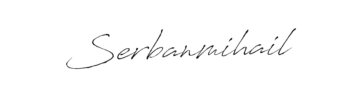 This is the best signature style for the Serbanmihail name. Also you like these signature font (Antro_Vectra). Mix name signature. Serbanmihail signature style 6 images and pictures png