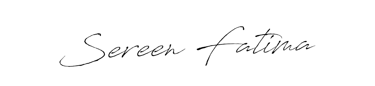 How to make Sereen Fatima signature? Antro_Vectra is a professional autograph style. Create handwritten signature for Sereen Fatima name. Sereen Fatima signature style 6 images and pictures png