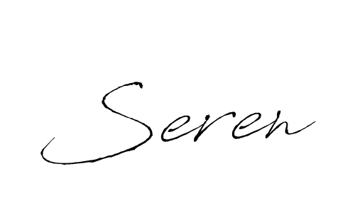 Also we have Seren name is the best signature style. Create professional handwritten signature collection using Antro_Vectra autograph style. Seren signature style 6 images and pictures png