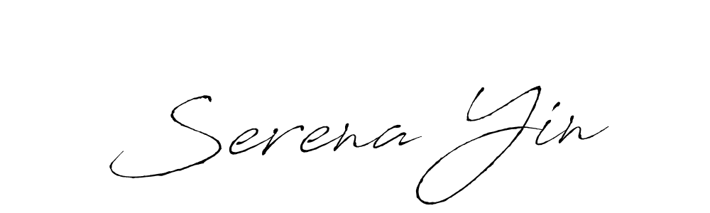 Make a beautiful signature design for name Serena Yin. Use this online signature maker to create a handwritten signature for free. Serena Yin signature style 6 images and pictures png