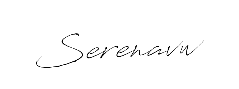 Serenavw stylish signature style. Best Handwritten Sign (Antro_Vectra) for my name. Handwritten Signature Collection Ideas for my name Serenavw. Serenavw signature style 6 images and pictures png