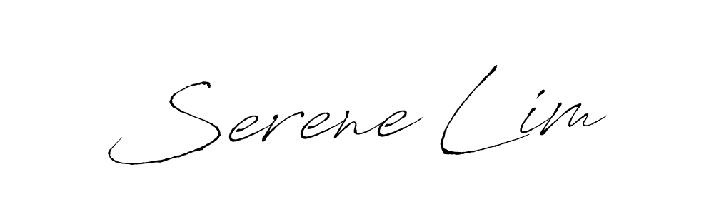 Also we have Serene Lim name is the best signature style. Create professional handwritten signature collection using Antro_Vectra autograph style. Serene Lim signature style 6 images and pictures png