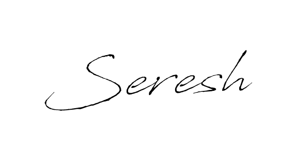Seresh stylish signature style. Best Handwritten Sign (Antro_Vectra) for my name. Handwritten Signature Collection Ideas for my name Seresh. Seresh signature style 6 images and pictures png