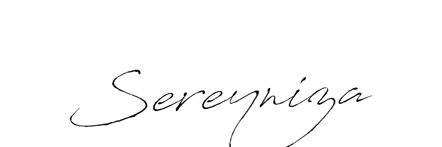 How to make Sereyniza signature? Antro_Vectra is a professional autograph style. Create handwritten signature for Sereyniza name. Sereyniza signature style 6 images and pictures png