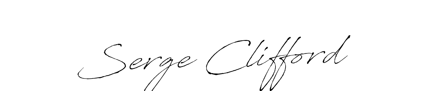 You should practise on your own different ways (Antro_Vectra) to write your name (Serge Clifford) in signature. don't let someone else do it for you. Serge Clifford signature style 6 images and pictures png