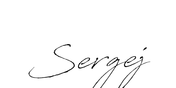 if you are searching for the best signature style for your name Sergej. so please give up your signature search. here we have designed multiple signature styles  using Antro_Vectra. Sergej signature style 6 images and pictures png