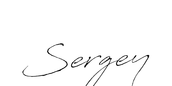 Also we have Sergey name is the best signature style. Create professional handwritten signature collection using Antro_Vectra autograph style. Sergey signature style 6 images and pictures png