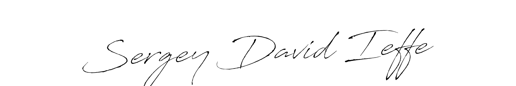 The best way (Antro_Vectra) to make a short signature is to pick only two or three words in your name. The name Sergey David Ieffe include a total of six letters. For converting this name. Sergey David Ieffe signature style 6 images and pictures png