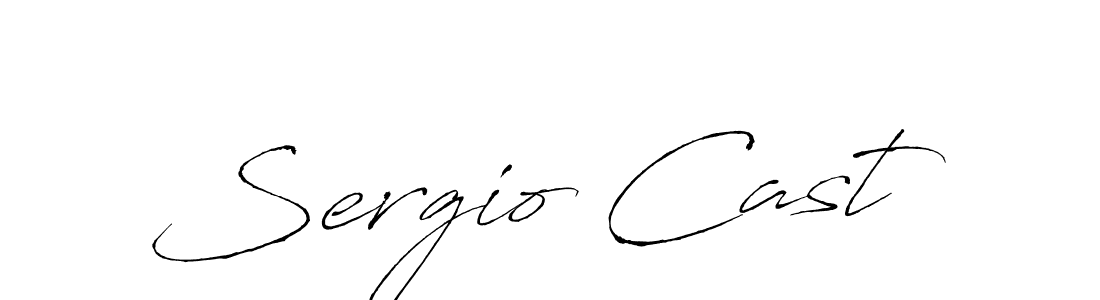 Create a beautiful signature design for name Sergio Cast. With this signature (Antro_Vectra) fonts, you can make a handwritten signature for free. Sergio Cast signature style 6 images and pictures png