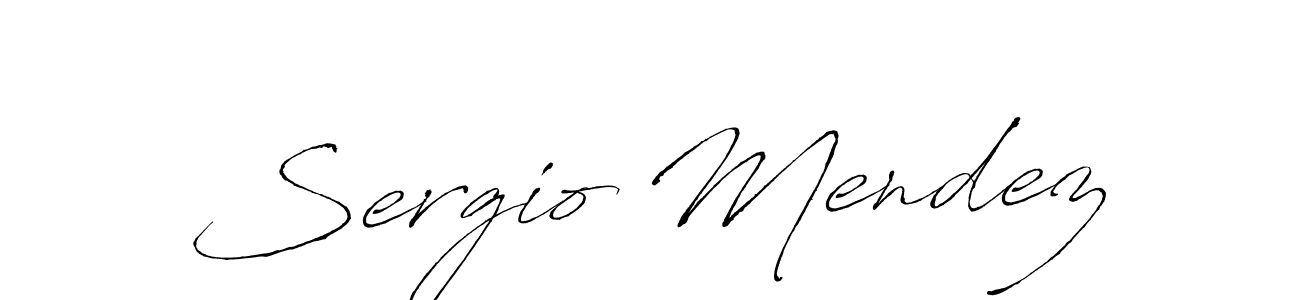 Use a signature maker to create a handwritten signature online. With this signature software, you can design (Antro_Vectra) your own signature for name Sergio Mendez. Sergio Mendez signature style 6 images and pictures png