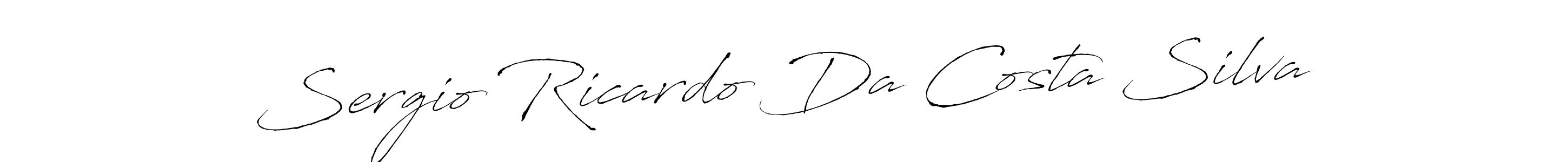 How to make Sergio Ricardo Da Costa Silva signature? Antro_Vectra is a professional autograph style. Create handwritten signature for Sergio Ricardo Da Costa Silva name. Sergio Ricardo Da Costa Silva signature style 6 images and pictures png