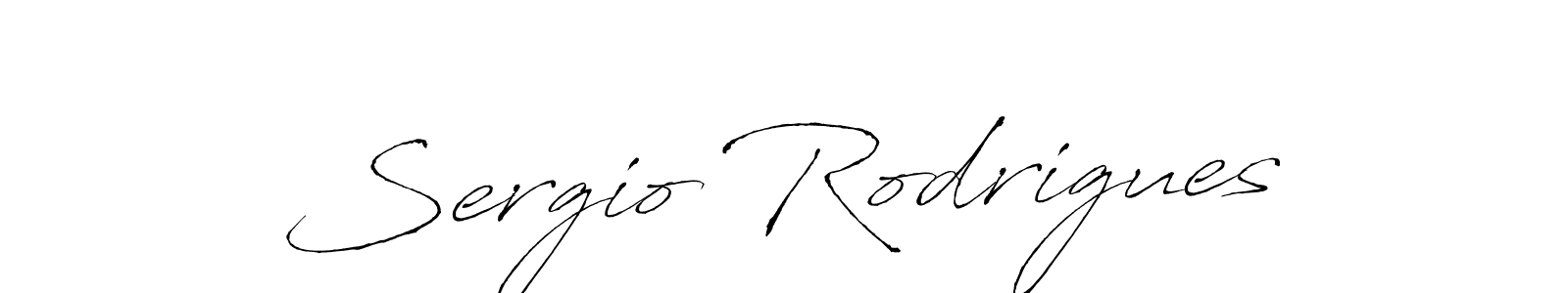 How to make Sergio Rodrigues name signature. Use Antro_Vectra style for creating short signs online. This is the latest handwritten sign. Sergio Rodrigues signature style 6 images and pictures png