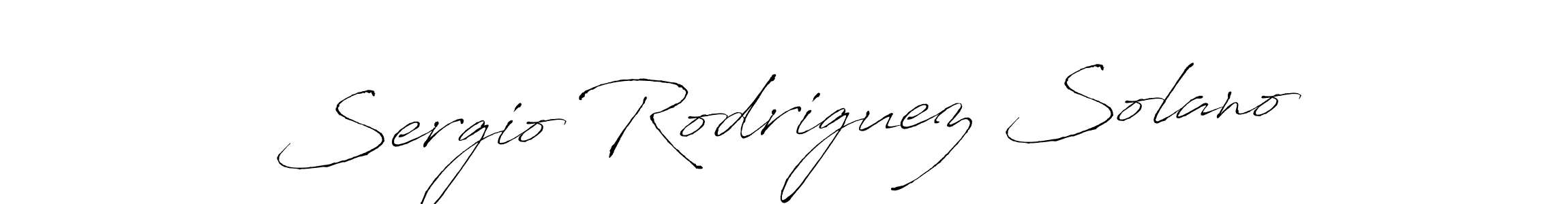 Create a beautiful signature design for name Sergio Rodriguez Solano. With this signature (Antro_Vectra) fonts, you can make a handwritten signature for free. Sergio Rodriguez Solano signature style 6 images and pictures png