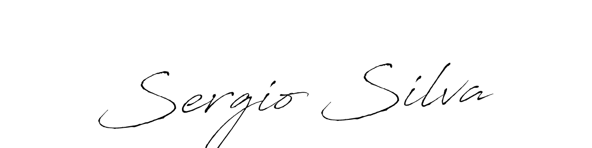 It looks lik you need a new signature style for name Sergio Silva. Design unique handwritten (Antro_Vectra) signature with our free signature maker in just a few clicks. Sergio Silva signature style 6 images and pictures png