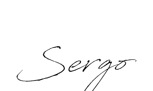 It looks lik you need a new signature style for name Sergo. Design unique handwritten (Antro_Vectra) signature with our free signature maker in just a few clicks. Sergo signature style 6 images and pictures png