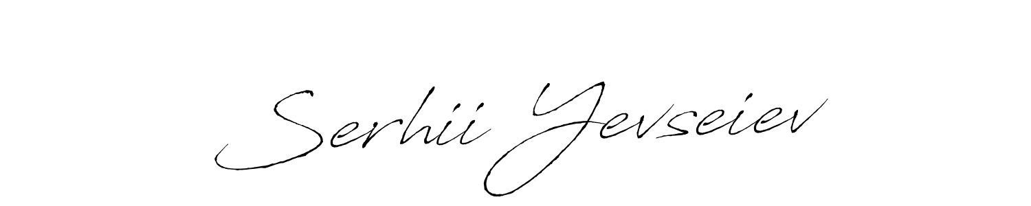 You can use this online signature creator to create a handwritten signature for the name Serhii Yevseiev. This is the best online autograph maker. Serhii Yevseiev signature style 6 images and pictures png