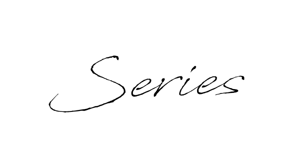 Use a signature maker to create a handwritten signature online. With this signature software, you can design (Antro_Vectra) your own signature for name Series. Series signature style 6 images and pictures png