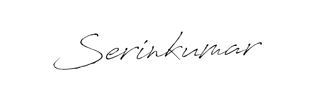 How to make Serinkumar signature? Antro_Vectra is a professional autograph style. Create handwritten signature for Serinkumar name. Serinkumar signature style 6 images and pictures png