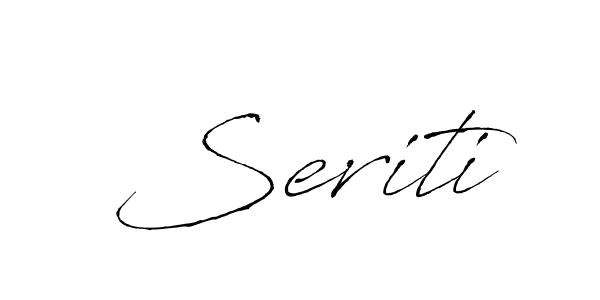 Make a beautiful signature design for name Seriti. Use this online signature maker to create a handwritten signature for free. Seriti signature style 6 images and pictures png