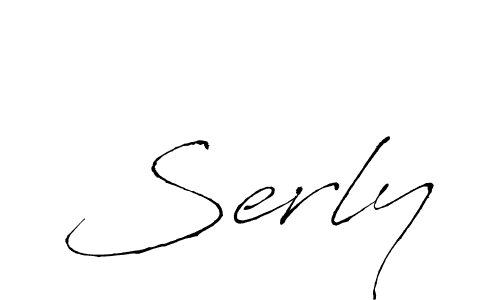 Also we have Serly name is the best signature style. Create professional handwritten signature collection using Antro_Vectra autograph style. Serly signature style 6 images and pictures png