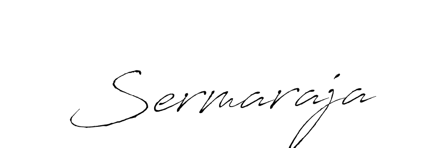 How to make Sermaraja signature? Antro_Vectra is a professional autograph style. Create handwritten signature for Sermaraja name. Sermaraja signature style 6 images and pictures png