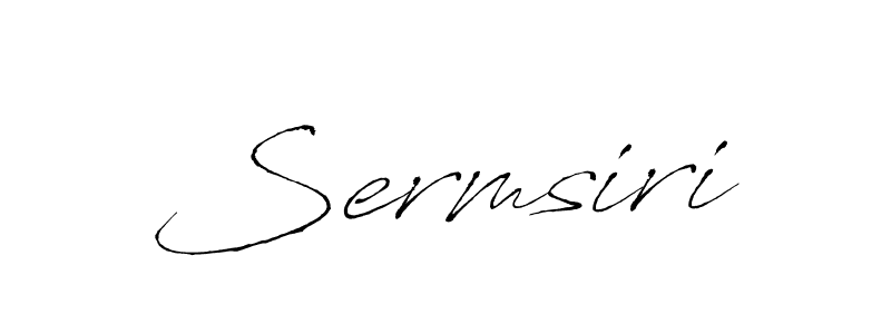 How to make Sermsiri name signature. Use Antro_Vectra style for creating short signs online. This is the latest handwritten sign. Sermsiri signature style 6 images and pictures png