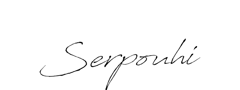 Also we have Serpouhi name is the best signature style. Create professional handwritten signature collection using Antro_Vectra autograph style. Serpouhi signature style 6 images and pictures png