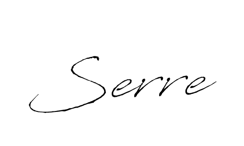 Create a beautiful signature design for name Serre. With this signature (Antro_Vectra) fonts, you can make a handwritten signature for free. Serre signature style 6 images and pictures png