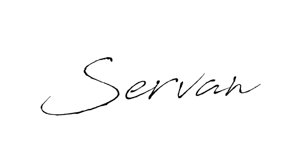 Make a beautiful signature design for name Servan. With this signature (Antro_Vectra) style, you can create a handwritten signature for free. Servan signature style 6 images and pictures png