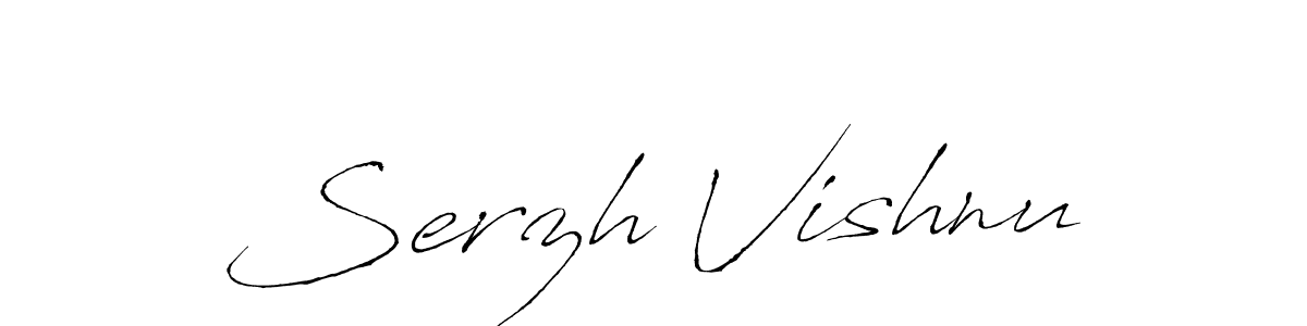 Use a signature maker to create a handwritten signature online. With this signature software, you can design (Antro_Vectra) your own signature for name Serzh Vishnu. Serzh Vishnu signature style 6 images and pictures png