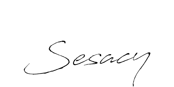 Create a beautiful signature design for name Sesacy. With this signature (Antro_Vectra) fonts, you can make a handwritten signature for free. Sesacy signature style 6 images and pictures png