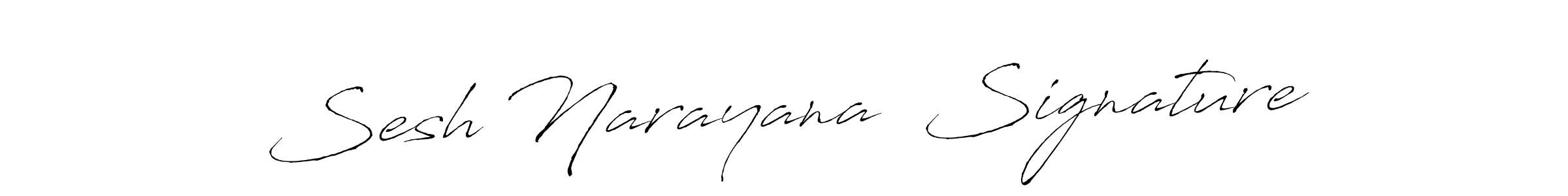How to make Sesh Narayana  Signature signature? Antro_Vectra is a professional autograph style. Create handwritten signature for Sesh Narayana  Signature name. Sesh Narayana  Signature signature style 6 images and pictures png