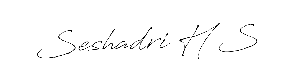 You should practise on your own different ways (Antro_Vectra) to write your name (Seshadri H S) in signature. don't let someone else do it for you. Seshadri H S signature style 6 images and pictures png