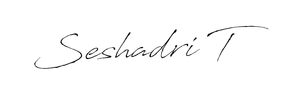 This is the best signature style for the Seshadri T name. Also you like these signature font (Antro_Vectra). Mix name signature. Seshadri T signature style 6 images and pictures png