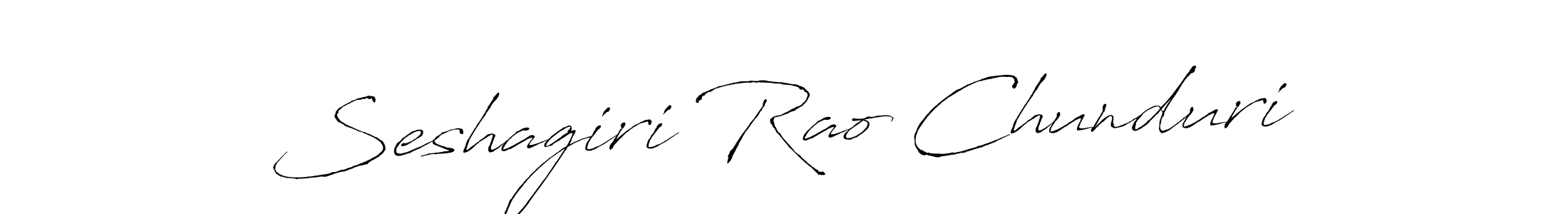 Make a beautiful signature design for name Seshagiri Rao Chunduri. Use this online signature maker to create a handwritten signature for free. Seshagiri Rao Chunduri signature style 6 images and pictures png