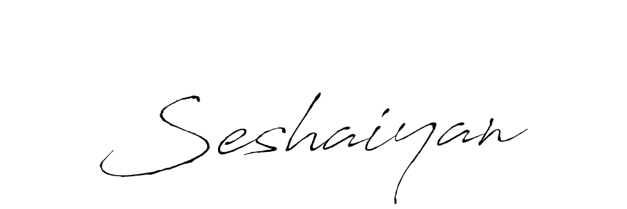 Make a beautiful signature design for name Seshaiyan. With this signature (Antro_Vectra) style, you can create a handwritten signature for free. Seshaiyan signature style 6 images and pictures png