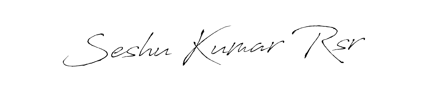 How to make Seshu Kumar Rsr signature? Antro_Vectra is a professional autograph style. Create handwritten signature for Seshu Kumar Rsr name. Seshu Kumar Rsr signature style 6 images and pictures png