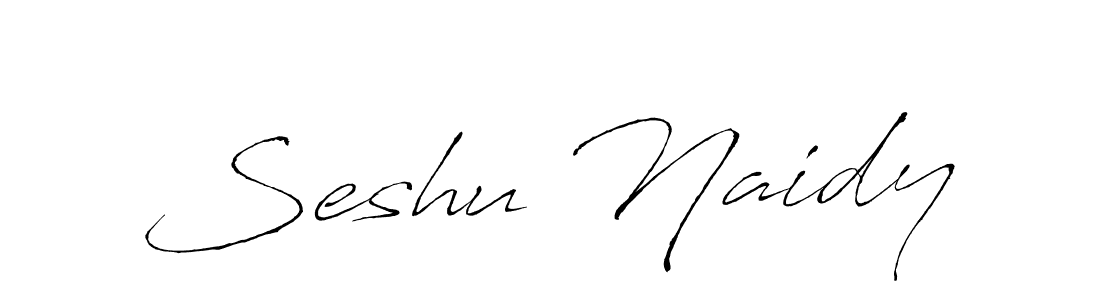 This is the best signature style for the Seshu Naidy name. Also you like these signature font (Antro_Vectra). Mix name signature. Seshu Naidy signature style 6 images and pictures png