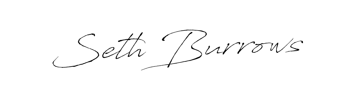 Antro_Vectra is a professional signature style that is perfect for those who want to add a touch of class to their signature. It is also a great choice for those who want to make their signature more unique. Get Seth Burrows name to fancy signature for free. Seth Burrows signature style 6 images and pictures png