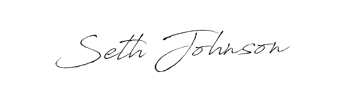 Similarly Antro_Vectra is the best handwritten signature design. Signature creator online .You can use it as an online autograph creator for name Seth Johnson. Seth Johnson signature style 6 images and pictures png