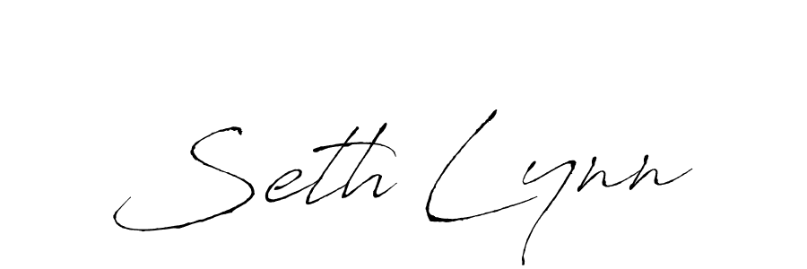 Seth Lynn stylish signature style. Best Handwritten Sign (Antro_Vectra) for my name. Handwritten Signature Collection Ideas for my name Seth Lynn. Seth Lynn signature style 6 images and pictures png