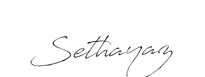 Sethayaz stylish signature style. Best Handwritten Sign (Antro_Vectra) for my name. Handwritten Signature Collection Ideas for my name Sethayaz. Sethayaz signature style 6 images and pictures png