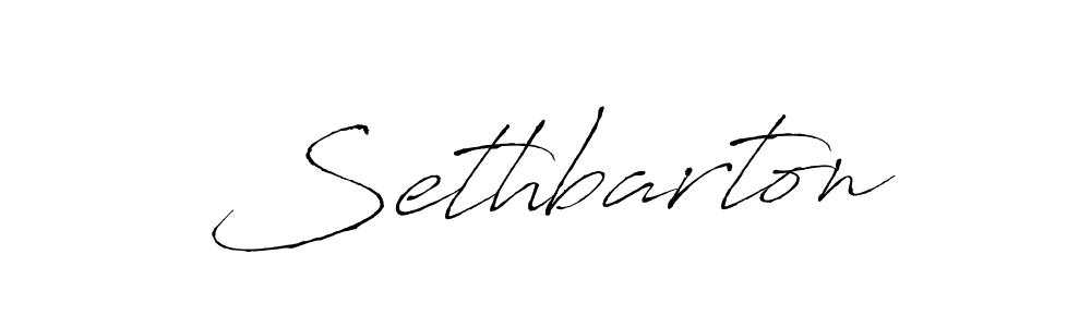 Make a beautiful signature design for name Sethbarton. With this signature (Antro_Vectra) style, you can create a handwritten signature for free. Sethbarton signature style 6 images and pictures png