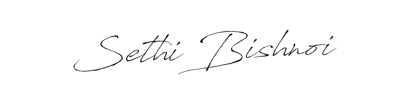 How to make Sethi Bishnoi signature? Antro_Vectra is a professional autograph style. Create handwritten signature for Sethi Bishnoi name. Sethi Bishnoi signature style 6 images and pictures png