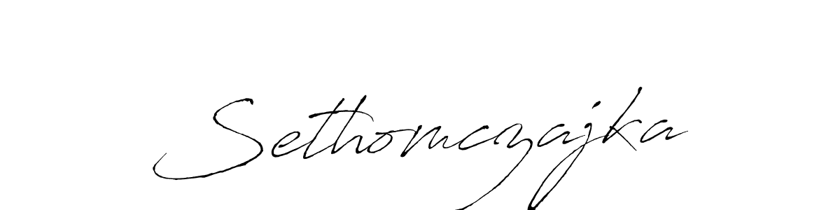Make a beautiful signature design for name Sethomczajka. Use this online signature maker to create a handwritten signature for free. Sethomczajka signature style 6 images and pictures png